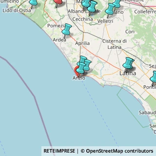 Mappa Riviera Vittorio Mallozzi, 00042 Anzio RM, Italia (26.6625)