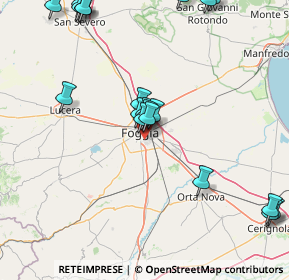 Mappa 71122 Foggia FG, Italia (20.6845)