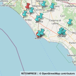 Mappa Via Molo Pamphili, 00042 Anzio RM, Italia (19.14357)