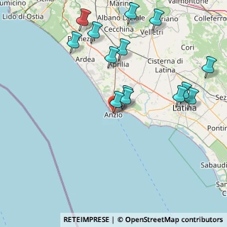 Mappa Vicolo dei Fabbri, 00042 Anzio RM, Italia (19.21786)