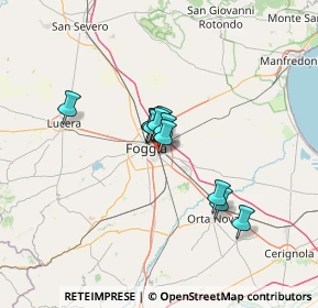 Mappa Foggia corso del mezzogiorno 3 trav, 71122 Foggia FG, Italia (8.80818)