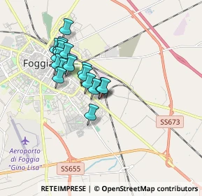 Mappa Foggia corso del mezzogiorno 3 trav, 71122 Foggia FG, Italia (1.60684)