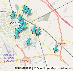Mappa Foggia corso del mezzogiorno 3 trav, 71100 Foggia FG, Italia (2.06933)
