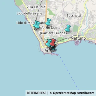Mappa Viale Ospedale, 00042 Anzio RM, Italia (0.81071)