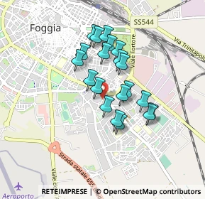 Mappa Via Giambattista Fraticelli, 71122 Foggia FG, Italia (0.7165)