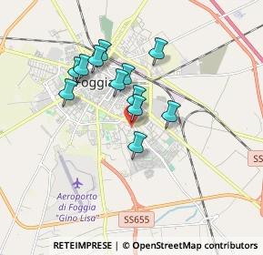 Mappa Via Giambattista Fraticelli, 71122 Foggia FG, Italia (1.49083)