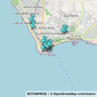 Mappa Via Calafati, 00042 Anzio RM, Italia (1.06909)