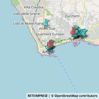 Mappa Via Calafati, 00042 Anzio RM, Italia (1.91235)