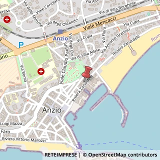 Mappa Riviera Zanardelli, 85, 00042 Anzio, Roma (Lazio)