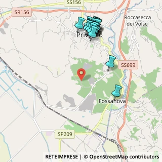 Mappa Via S. Spirito, 04015 Priverno LT, Italia (2.543)