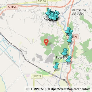 Mappa Via S. Spirito, 04015 Priverno LT, Italia (2.502)