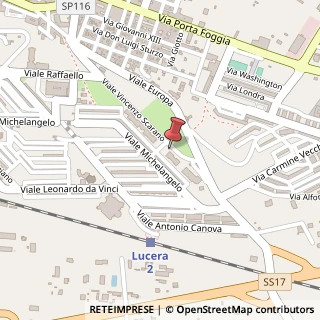 Mappa Viale Avvocato Vincenzo Scarano, 173, 71036 Lucera, Foggia (Puglia)