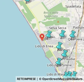 Mappa Via Alga Marina, 00042 Anzio RM, Italia (3.56643)