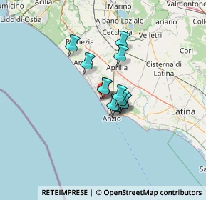 Mappa Viale Silvana, 00042 Anzio RM, Italia (7.77583)
