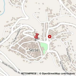 Mappa Via San Carlo, 156, 04018 Sezze, Latina (Lazio)