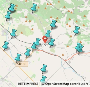 Mappa Via San Leonardo, 04018 Sezze LT, Italia (5.411)