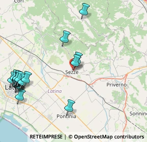 Mappa Via San Bartolomeo, 04018 Sezze LT, Italia (11.722)