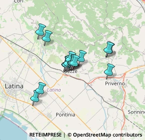 Mappa Via San Bartolomeo, 04018 Sezze LT, Italia (5.016)