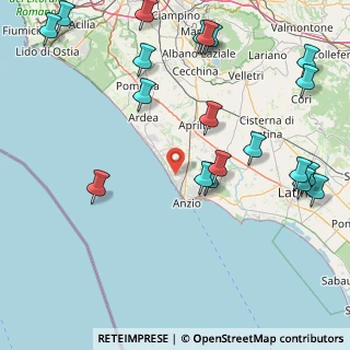 Mappa Via dei Pinoli, 00042 Anzio RM, Italia (22.9625)