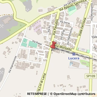 Mappa Via Col di Lana, 2, 71036 Lucera, Foggia (Puglia)