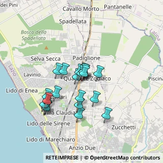 Mappa Via della Fonderia, 00042 Anzio RM, Italia (1.4845)