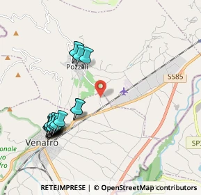 Mappa Via Atinense, 86079 Venafro IS, Italia (2.325)