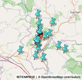 Mappa Via Atinense, 86079 Venafro IS, Italia (4.9745)