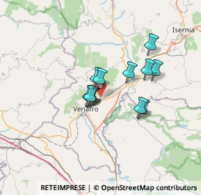 Mappa Via Atinense, 86079 Venafro IS, Italia (5.0075)