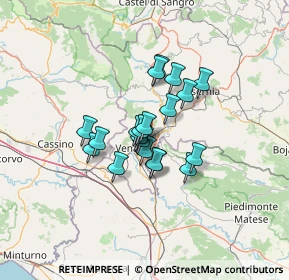 Mappa Via Atinense, 86079 Venafro IS, Italia (9.3325)