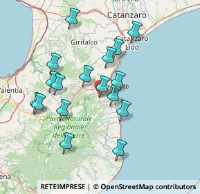 Mappa Via Camillo Benso Conte di Cavour, 88060 Davoli CZ, Italia (15.28471)