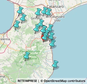 Mappa Via Camillo Benso Conte di Cavour, 88060 Davoli CZ, Italia (13.75647)