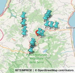 Mappa Corso Vittorio Emanuele III, 88060 Torre di Ruggiero CZ, Italia (6.98)