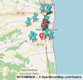 Mappa Zona Industriale, 88060 Davoli CZ, Italia (1.553)