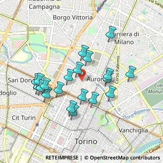 Mappa Via Cirie', 10152 Torino TO, Italia (0.8805)