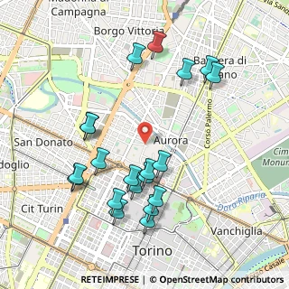 Mappa Via Cirie', 10152 Torino TO, Italia (1.0385)