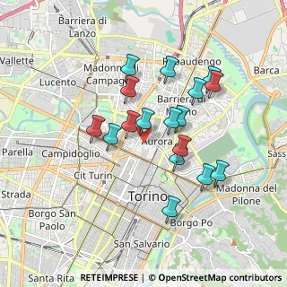 Mappa Via Cirie', 10152 Torino TO, Italia (1.57471)