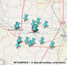 Mappa Via Monte Grappa, 45026 Lendinara RO, Italia (5.80474)