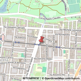 Mappa Via Nicola Fabrizi, 144, 10145 Torino, Torino (Piemonte)