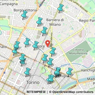Mappa Via Alessandria, 10152 Torino TO, Italia (1.2755)