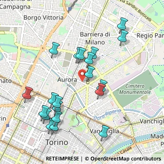 Mappa Via Alessandria, 10152 Torino TO, Italia (1.0705)