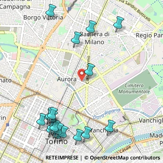 Mappa Via Alessandria, 10152 Torino TO, Italia (1.493)