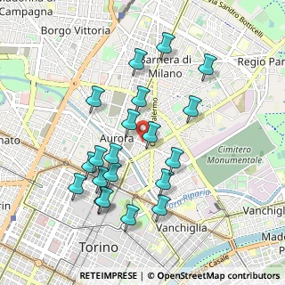 Mappa Via Alessandria, 10152 Torino TO, Italia (0.933)
