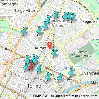 Mappa Via Alessandria, 10152 Torino TO, Italia (1.205)
