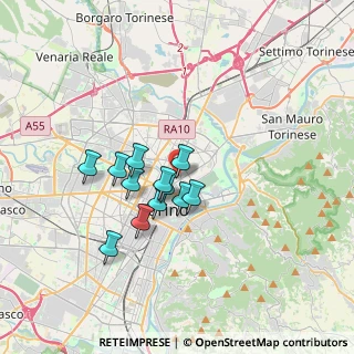 Mappa Via Alessandria, 10152 Torino TO, Italia (2.61333)