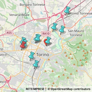 Mappa Via Alessandria, 10152 Torino TO, Italia (3.62636)