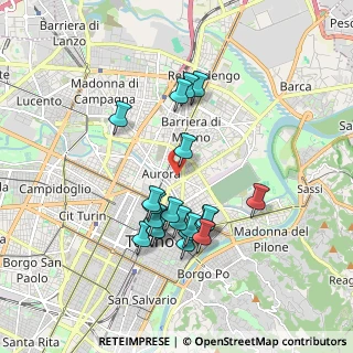 Mappa Via Alessandria, 10152 Torino TO, Italia (1.656)