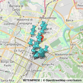 Mappa Via Alessandria, 10152 Torino TO, Italia (1.361)