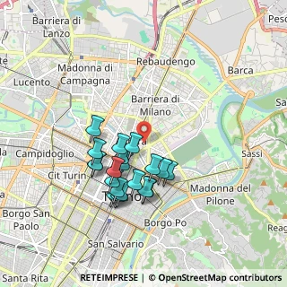 Mappa Via Alessandria, 10152 Torino TO, Italia (1.622)