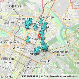 Mappa Via Alessandria, 10152 Torino TO, Italia (1.3925)