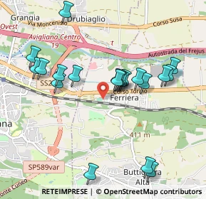 Mappa Via Gatta, 10090 Ferriera TO, Italia (0.994)